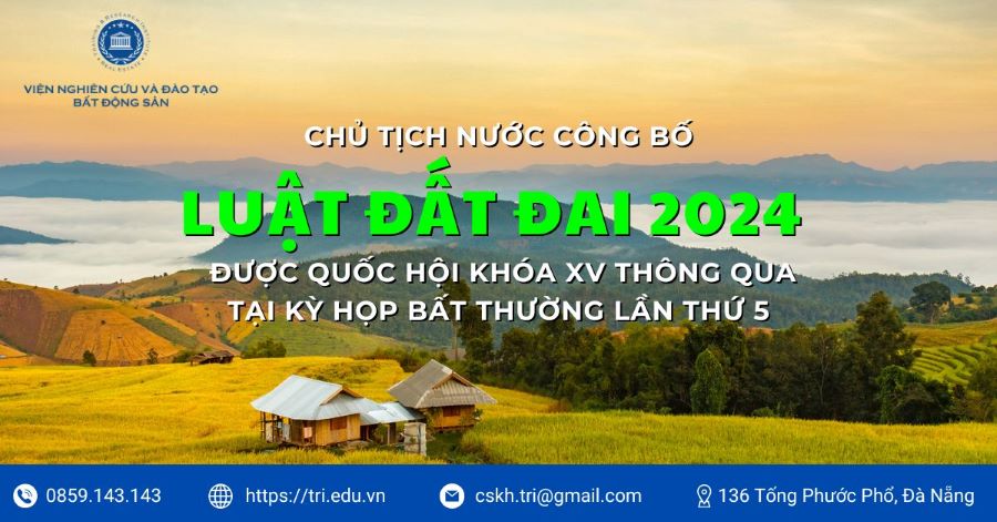 TRI.EDU.VN_Lenh Cua Chu Tich Nuoc Ban Hanh Luat Dat Dai 2024 2